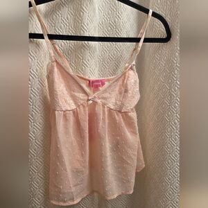 NWT Edixkted Xs Pink Cami Style Top